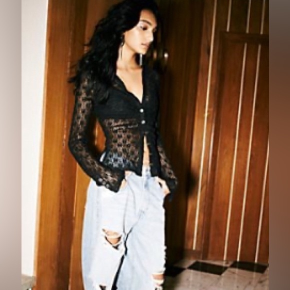 Free People Tops - Free People Lucky Lace Top